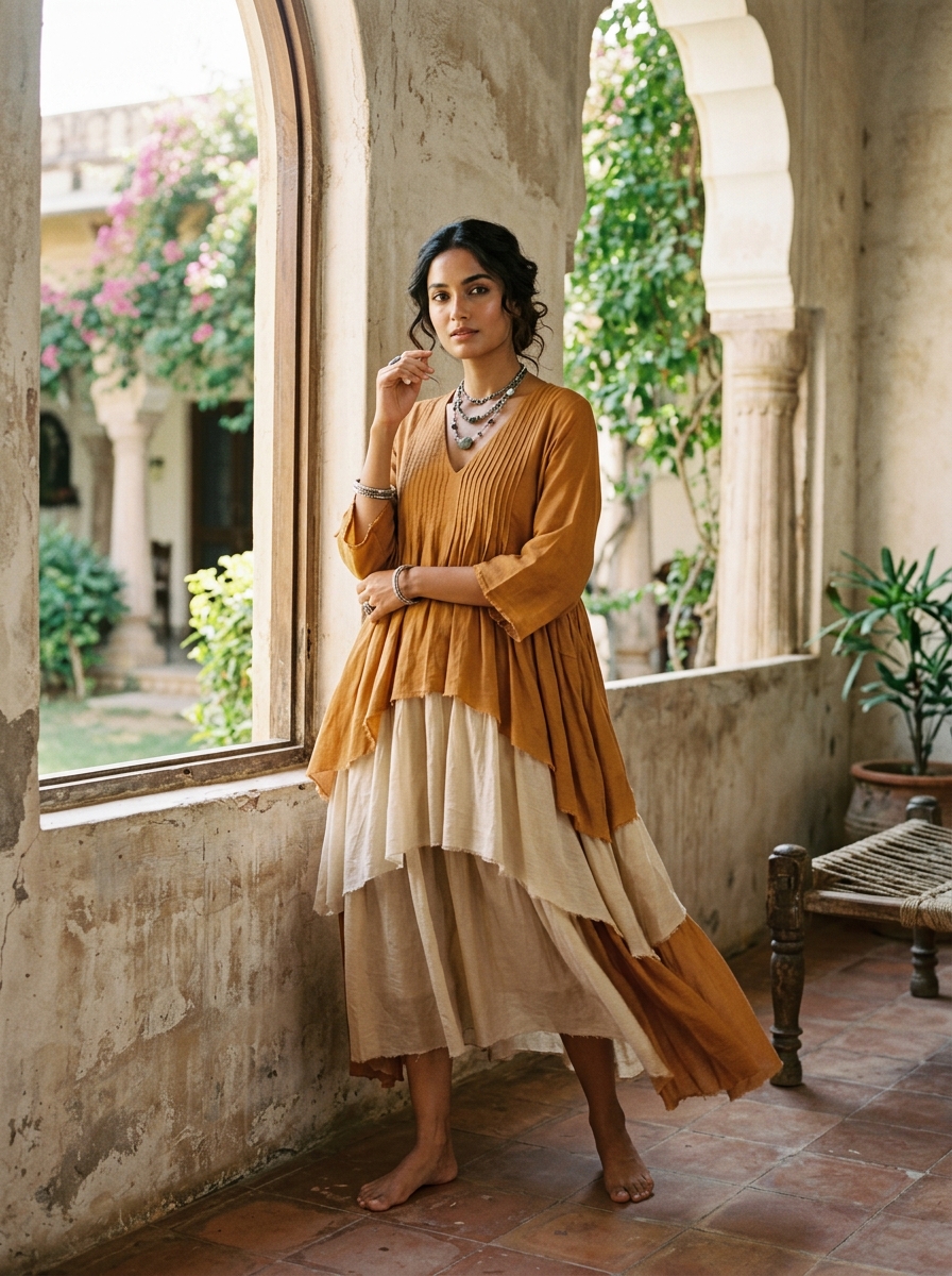 Anarkali — Fluid panelled silhouettes with understated heirloom grace
